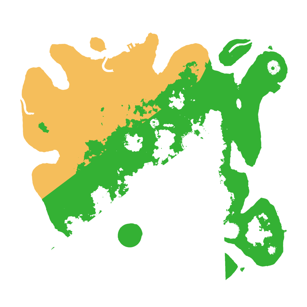 Biome Rust Map: Procedural Map, Size: 3500, Seed: 292526254