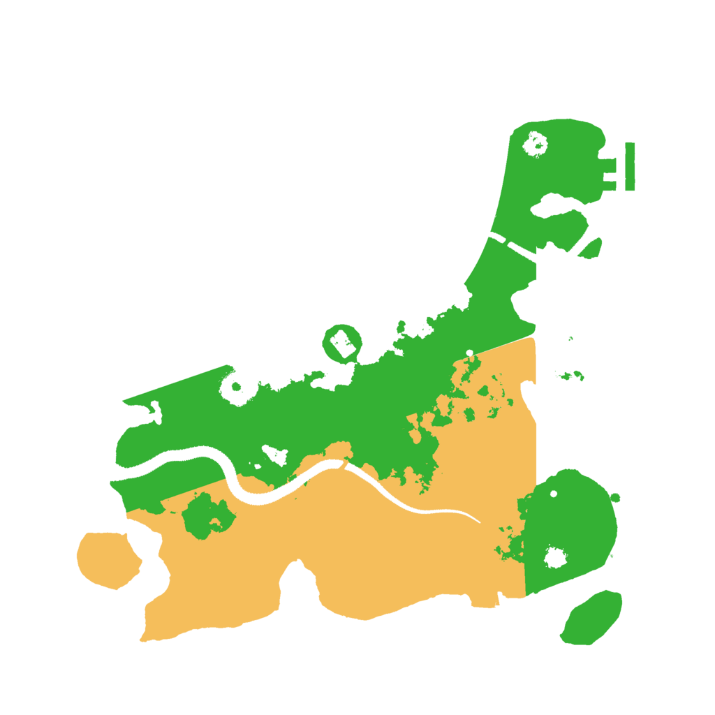 Biome Rust Map: Procedural Map, Size: 3000, Seed: 824374449