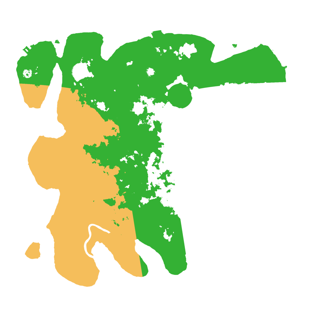 Biome Rust Map: Procedural Map, Size: 3500, Seed: 1866118855