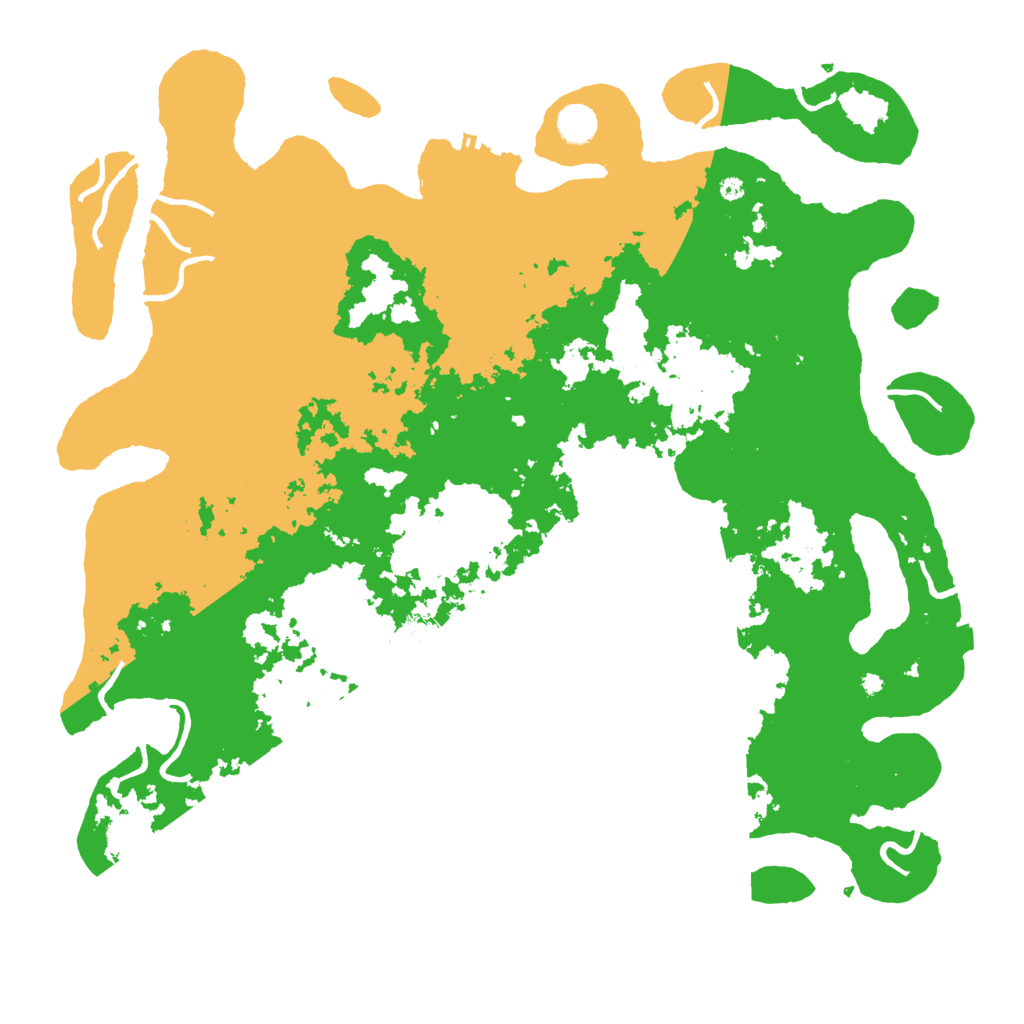 Biome Rust Map: Procedural Map, Size: 4500, Seed: 240691041