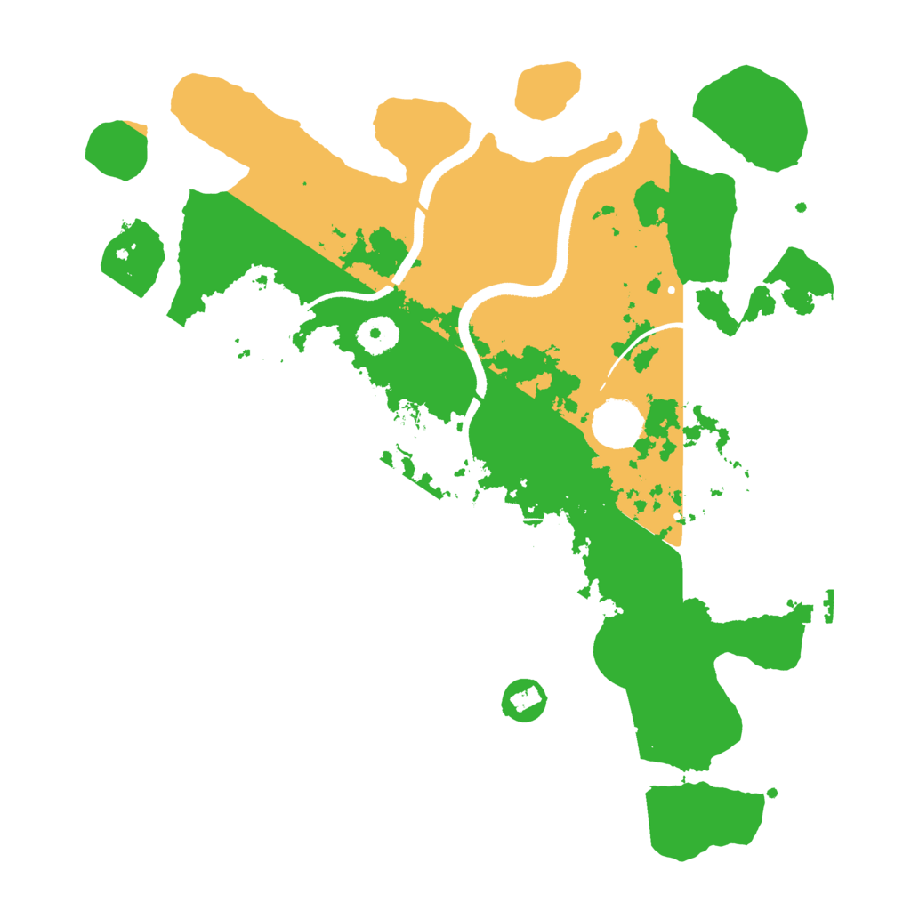 Biome Rust Map: Procedural Map, Size: 3500, Seed: 1267962092