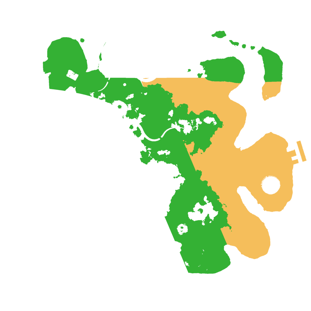 Biome Rust Map: Procedural Map, Size: 3000, Seed: 831060008