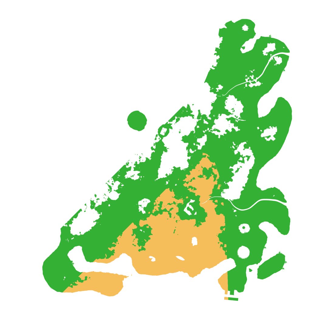 Biome Rust Map: Procedural Map, Size: 4500, Seed: 1962394214