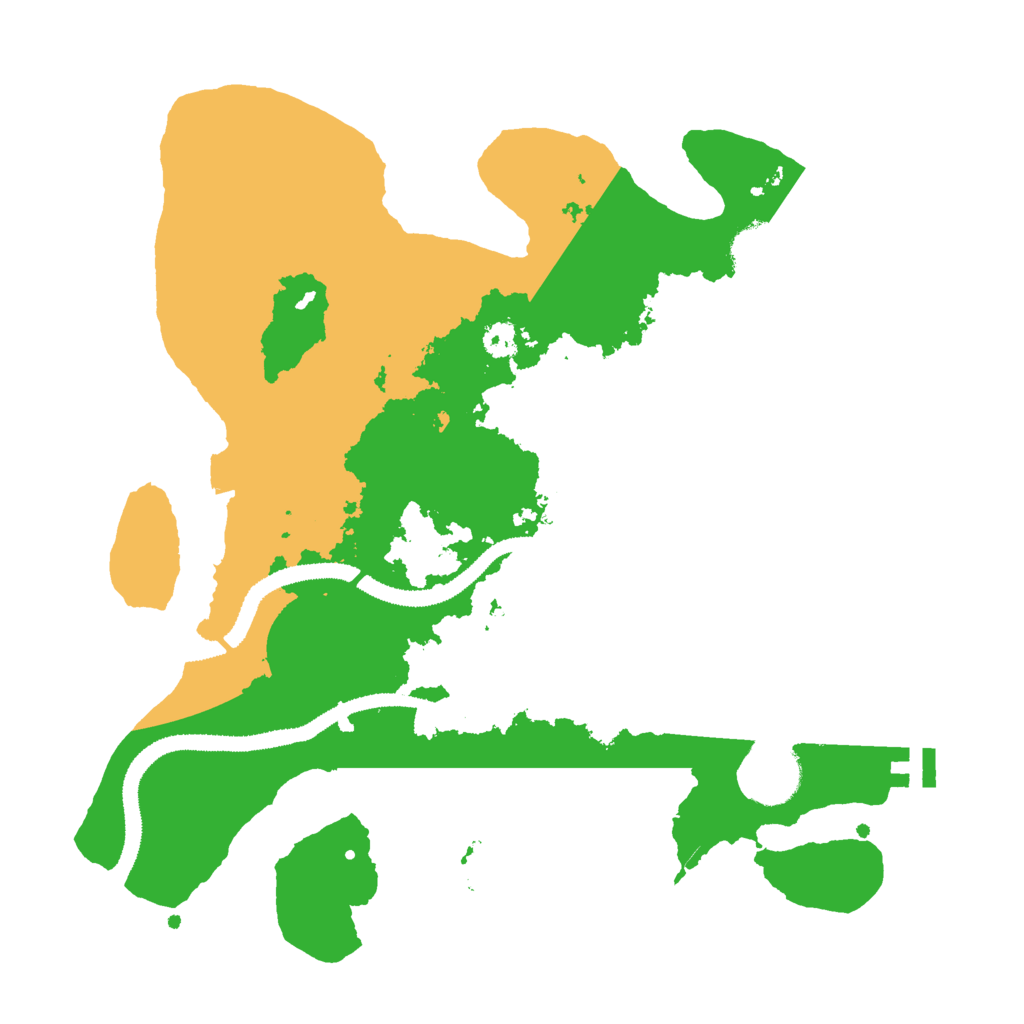 Biome Rust Map: Procedural Map, Size: 3000, Seed: 1482720900