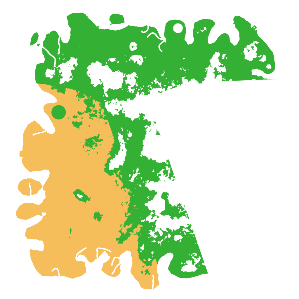 Biome Rust Map: Procedural Map, Size: 5500, Seed: 11011010