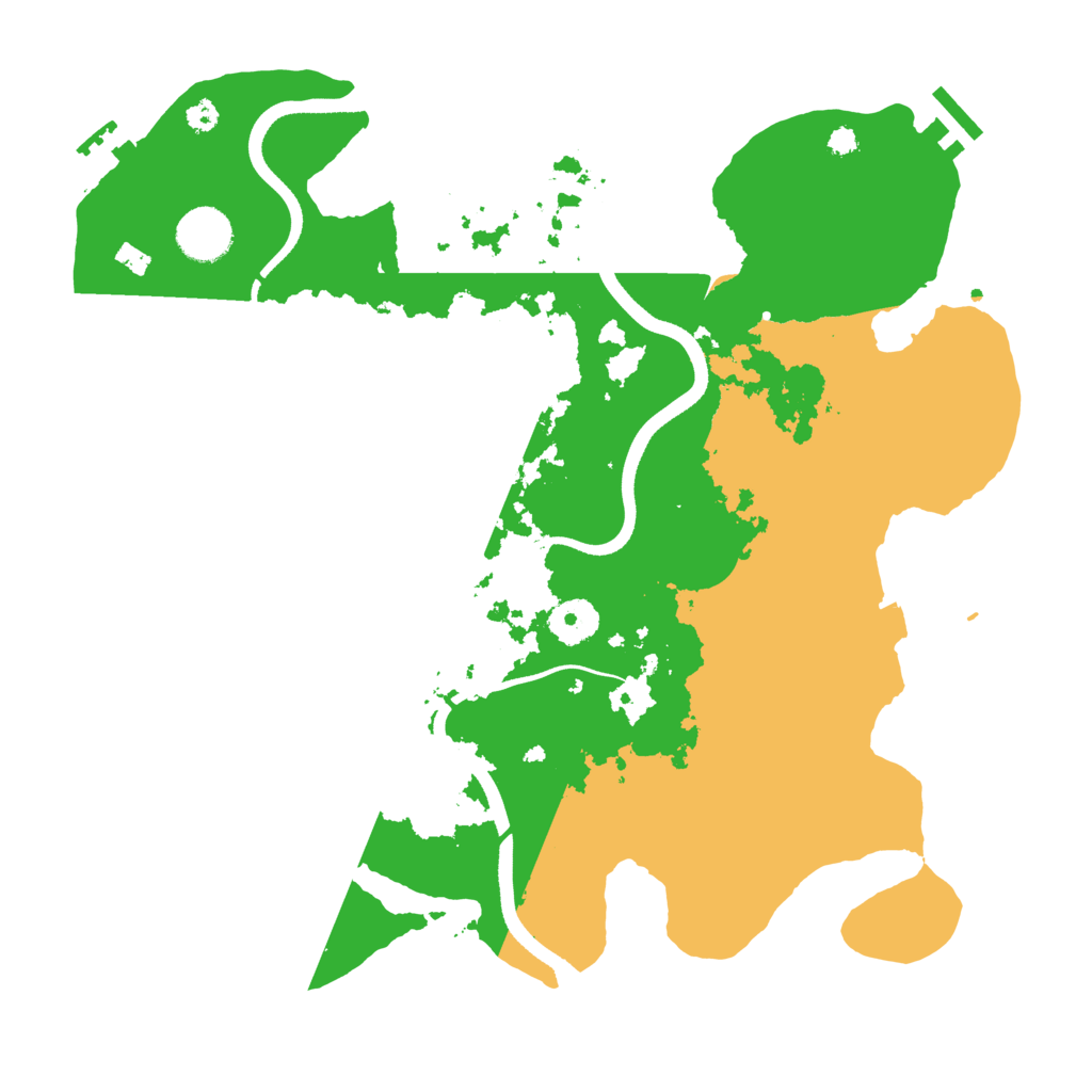 Biome Rust Map: Procedural Map, Size: 3500, Seed: 1488310357