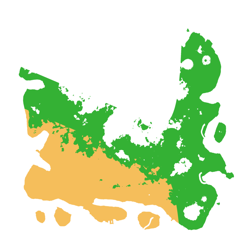 Biome Rust Map: Procedural Map, Size: 4100, Seed: 14343