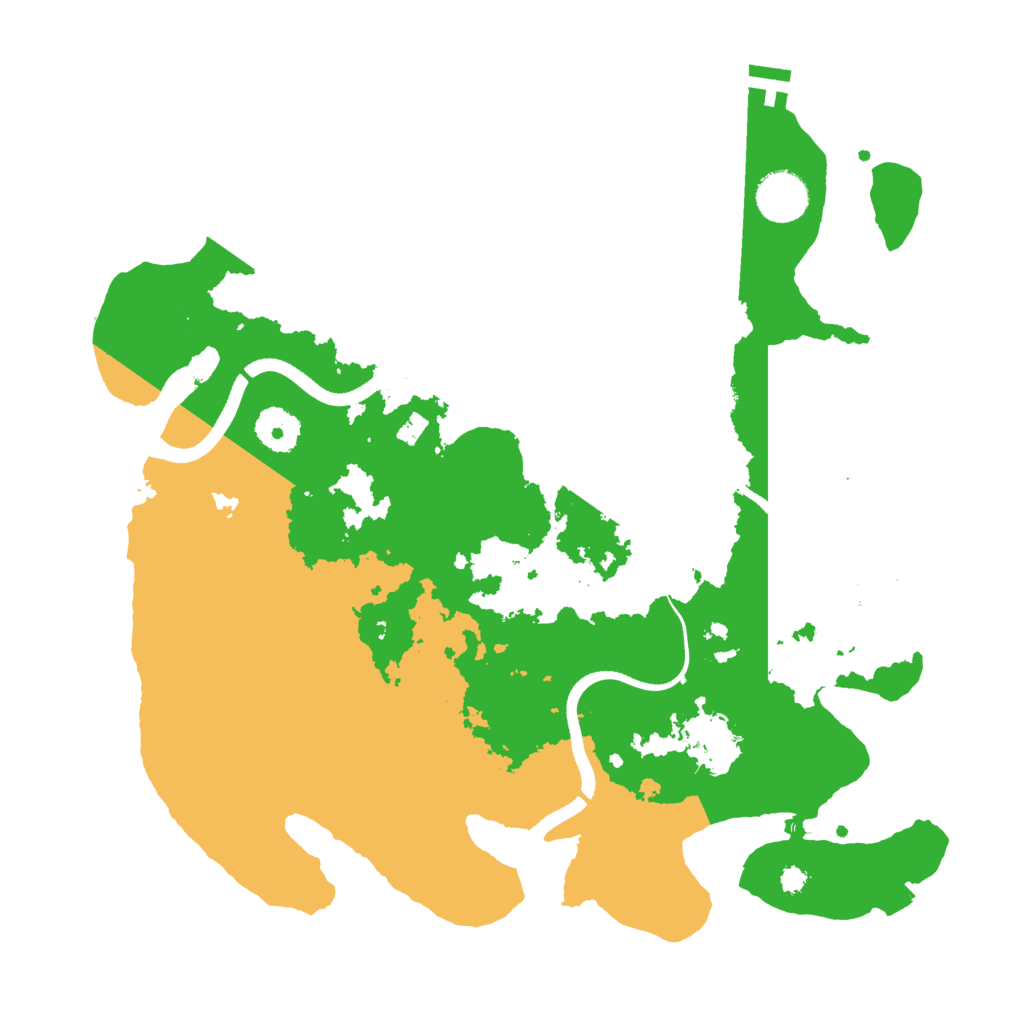 Biome Rust Map: Procedural Map, Size: 3500, Seed: 766410193