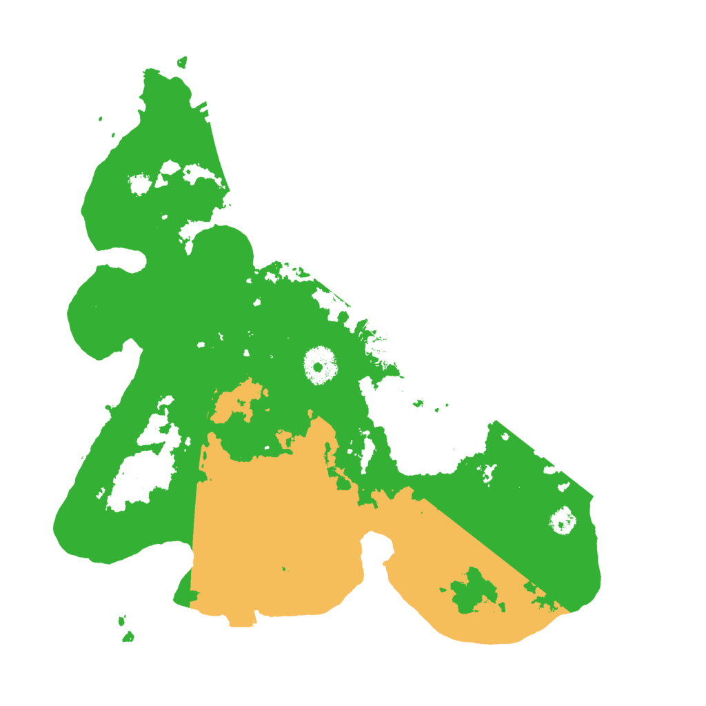 Biome Rust Map: Procedural Map, Size: 3000, Seed: 6874230