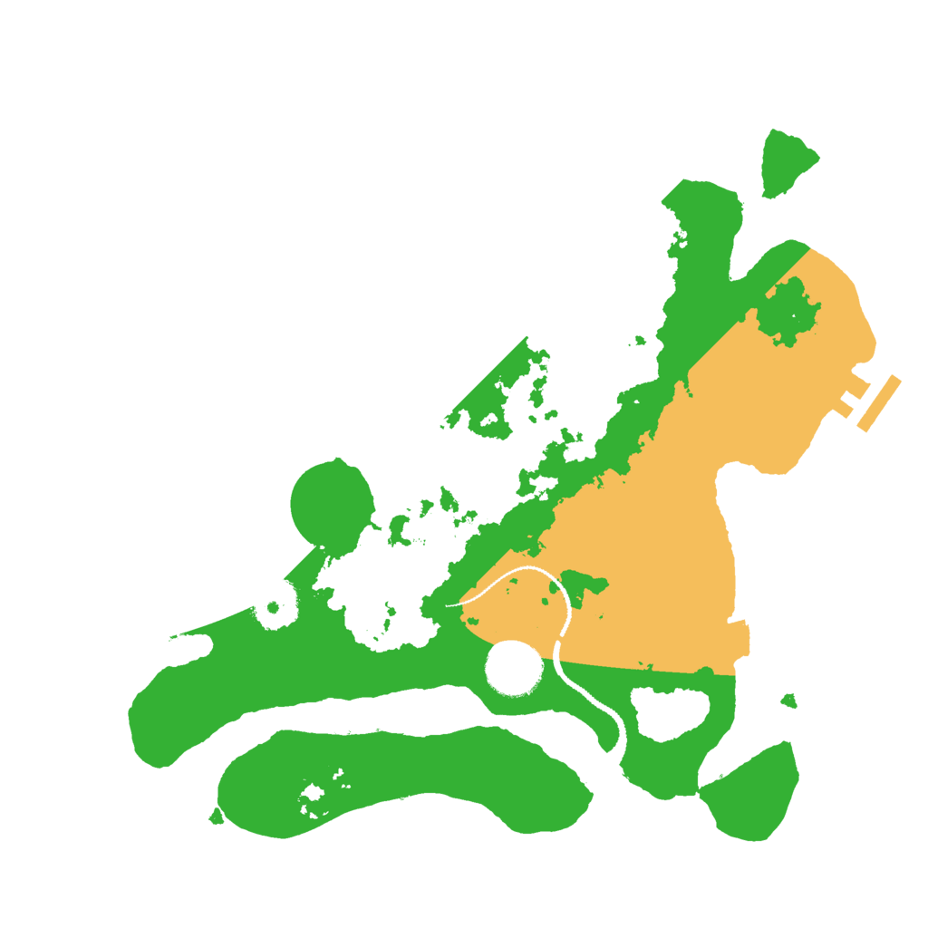 Biome Rust Map: Procedural Map, Size: 3000, Seed: 13900