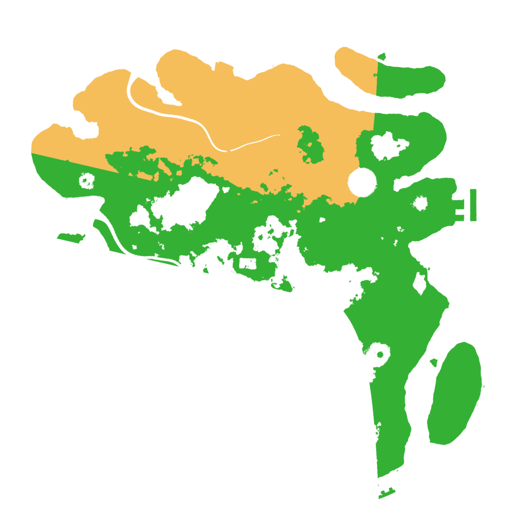 Biome Rust Map: Procedural Map, Size: 3250, Seed: 316150042