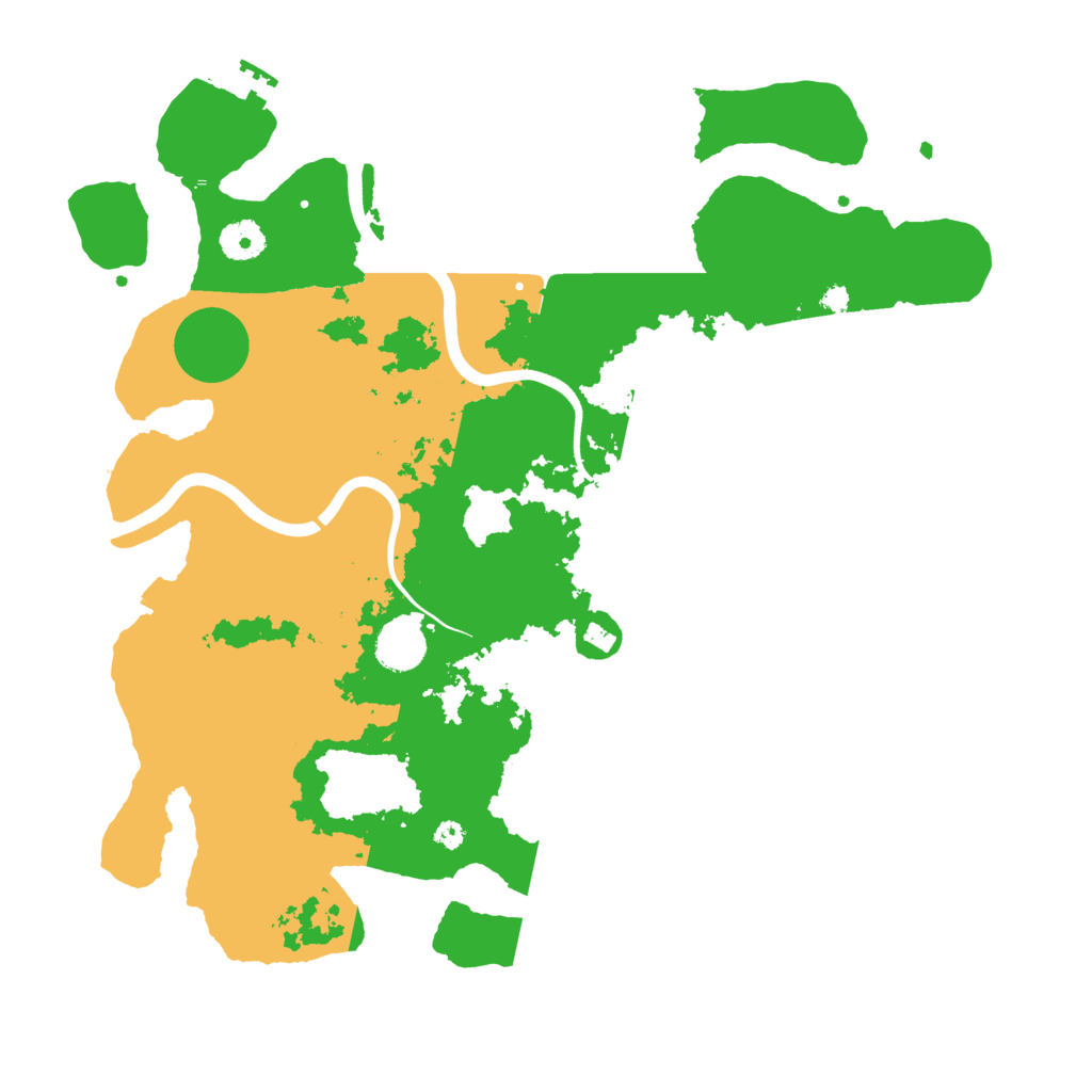 Biome Rust Map: Procedural Map, Size: 3850, Seed: 1121239581