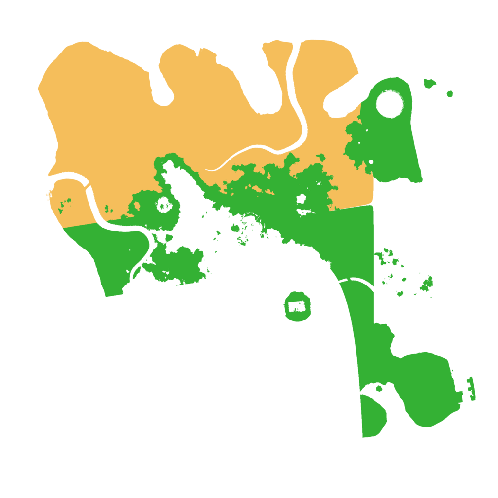 Biome Rust Map: Procedural Map, Size: 3250, Seed: 2037325465