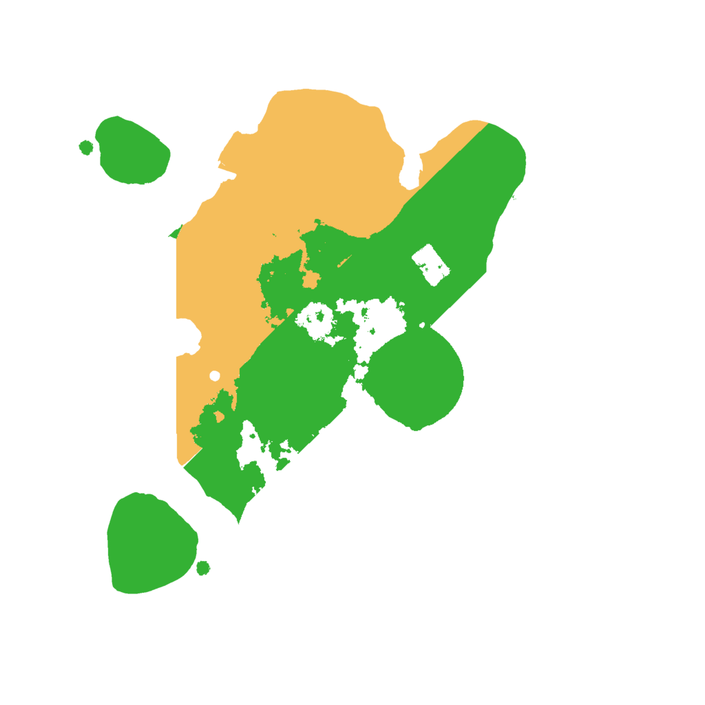 Biome Rust Map: Procedural Map, Size: 2000, Seed: 1062985