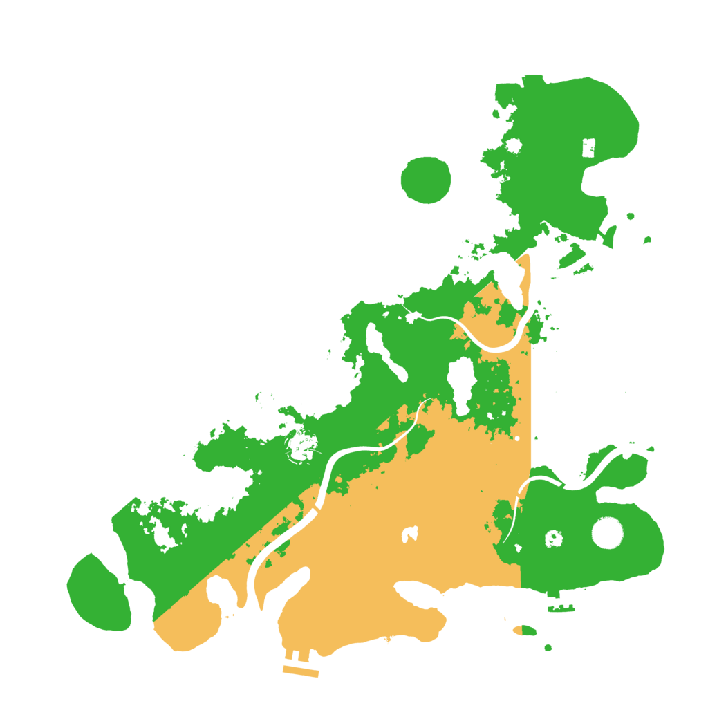 Biome Rust Map: Procedural Map, Size: 4000, Seed: 88803795