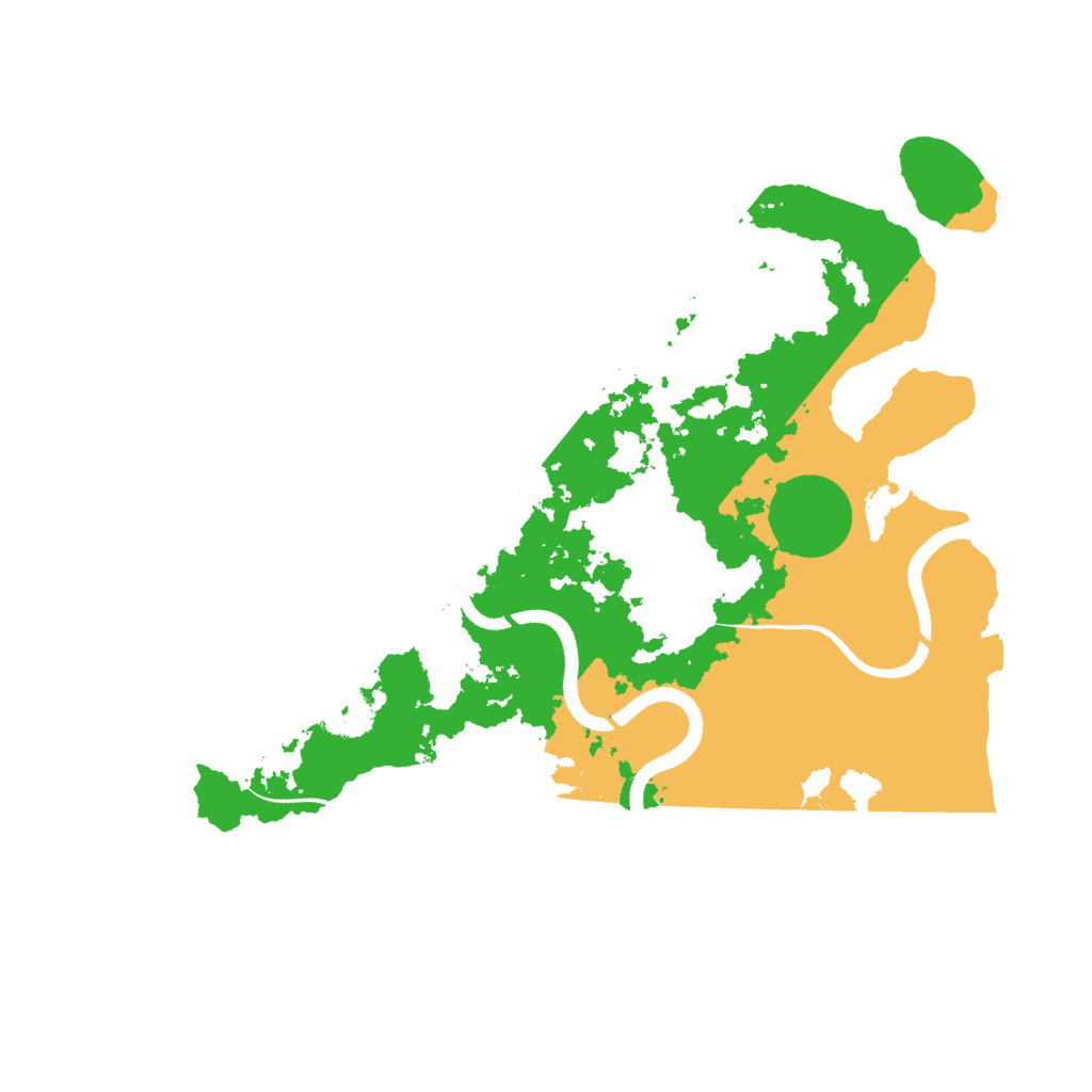 Biome Rust Map: Procedural Map, Size: 3500, Seed: 925713589