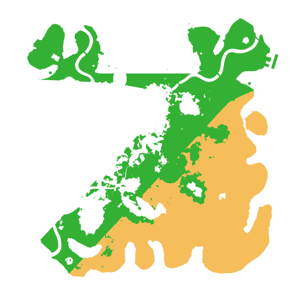 Biome Rust Map: Procedural Map, Size: 4000, Seed: 78342