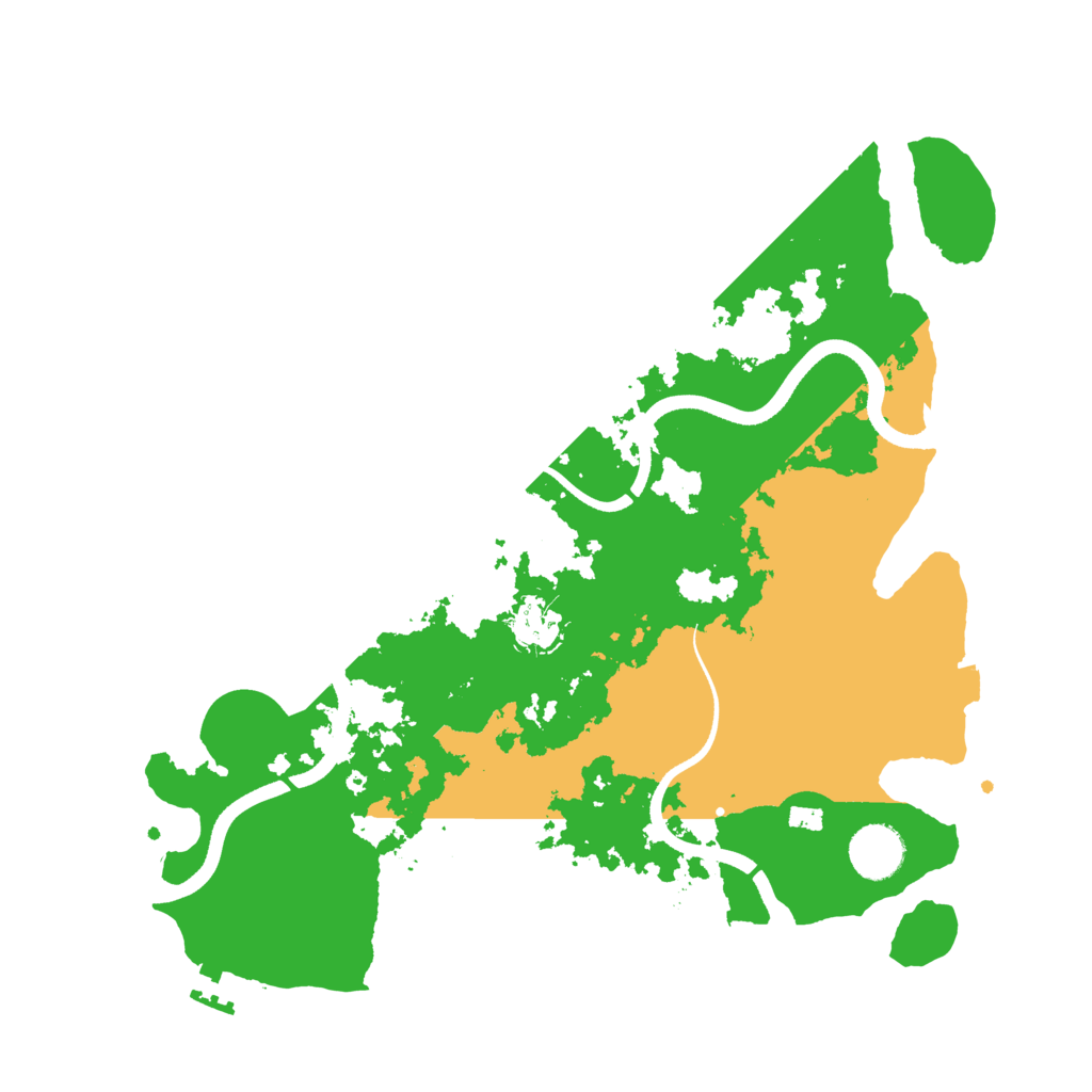 Biome Rust Map: Procedural Map, Size: 3500, Seed: 1968240153
