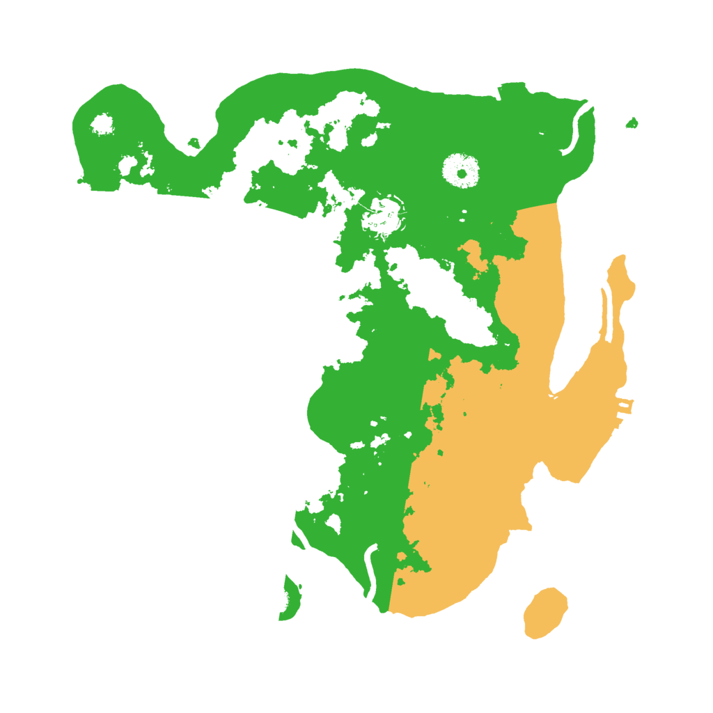 Biome Rust Map: Procedural Map, Size: 3000, Seed: 916007524