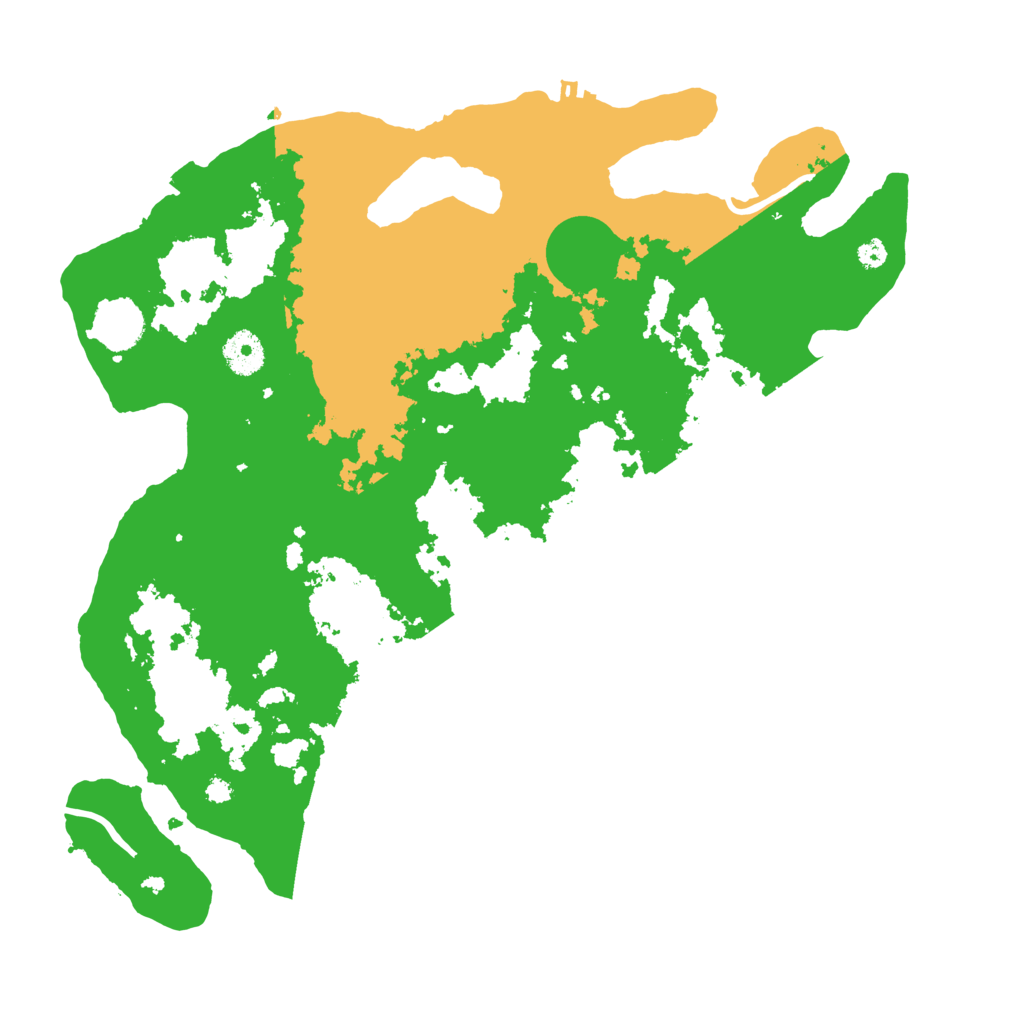 Biome Rust Map: Procedural Map, Size: 3700, Seed: 409914771