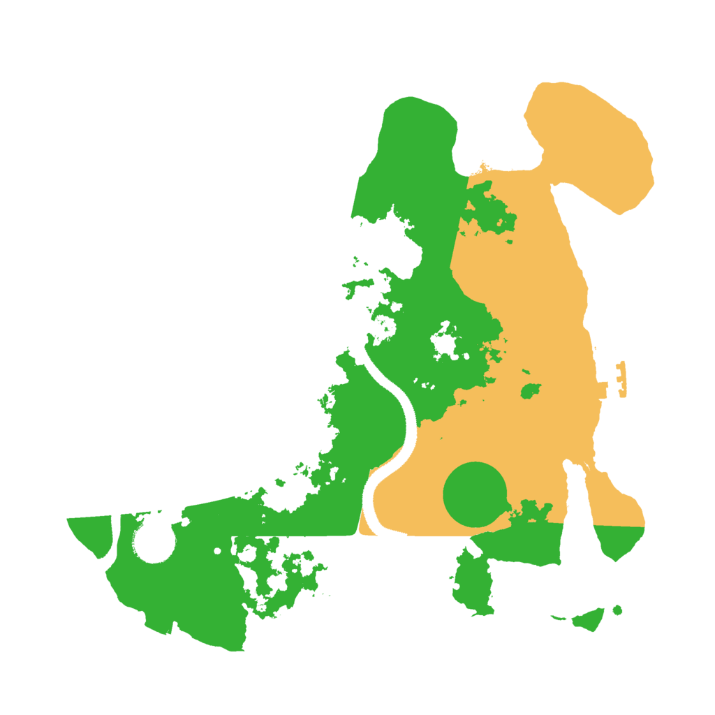 Biome Rust Map: Procedural Map, Size: 3000, Seed: 1333237402