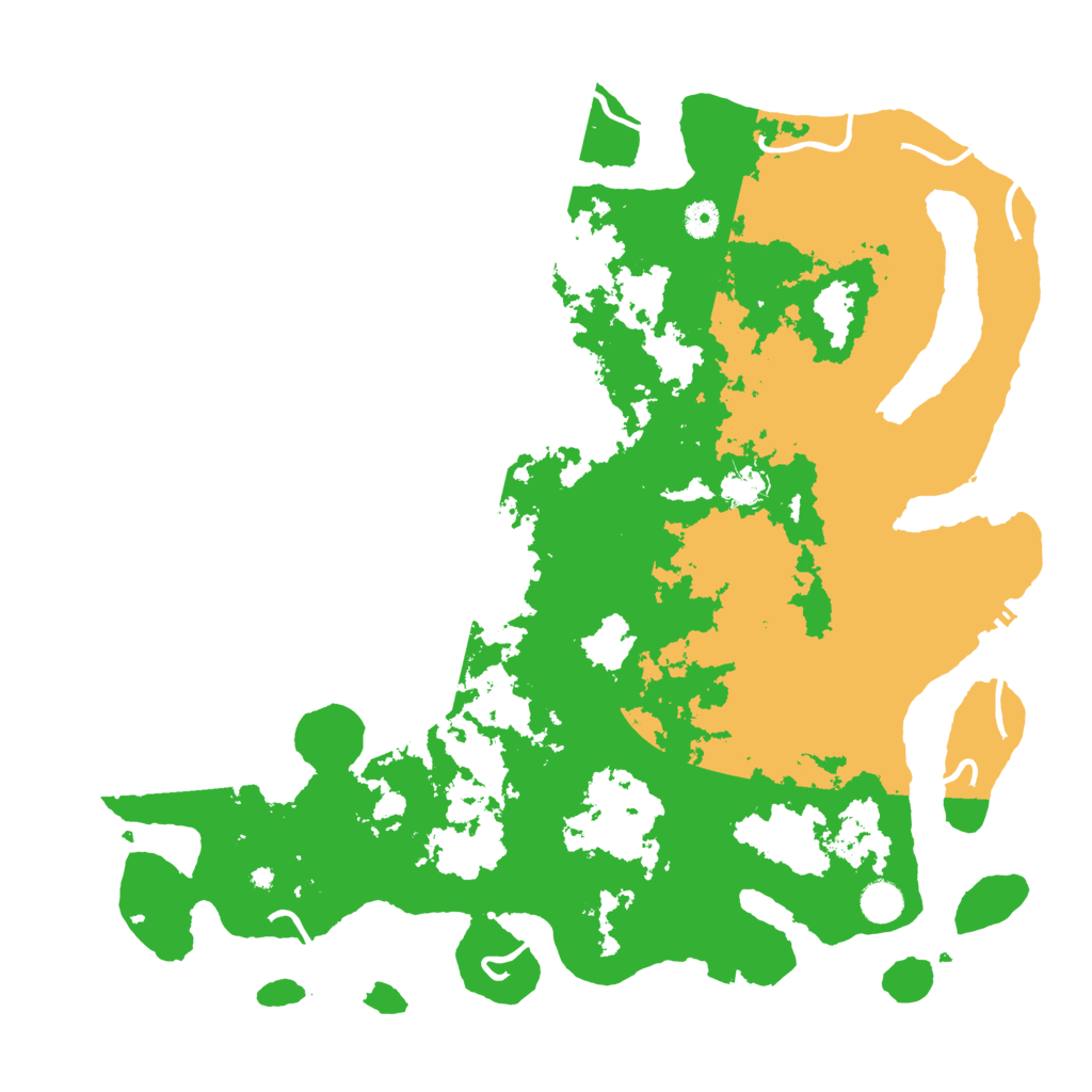 Biome Rust Map: Procedural Map, Size: 4500, Seed: 99724