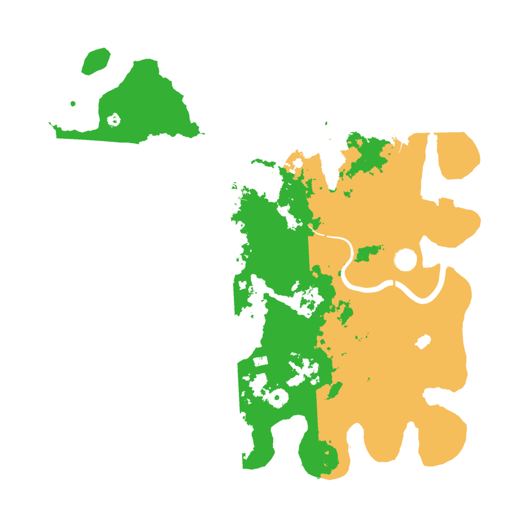 Biome Rust Map: Procedural Map, Size: 4000, Seed: 20145