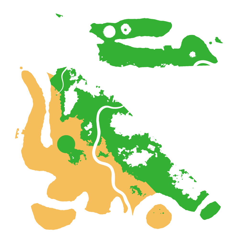 Biome Rust Map: Procedural Map, Size: 3600, Seed: 482663108