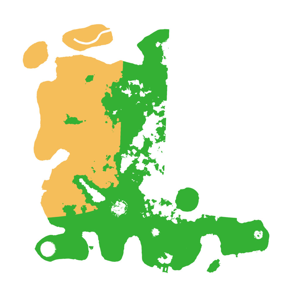 Biome Rust Map: Procedural Map, Size: 3500, Seed: 1935764625