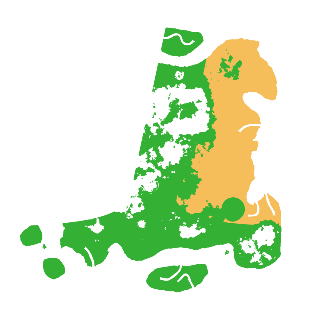 Biome Rust Map: Procedural Map, Size: 3500, Seed: 1029459829