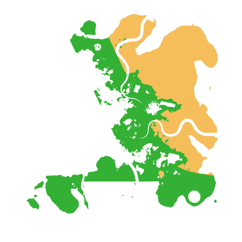 Biome Rust Map: Procedural Map, Size: 3500, Seed: 8642689