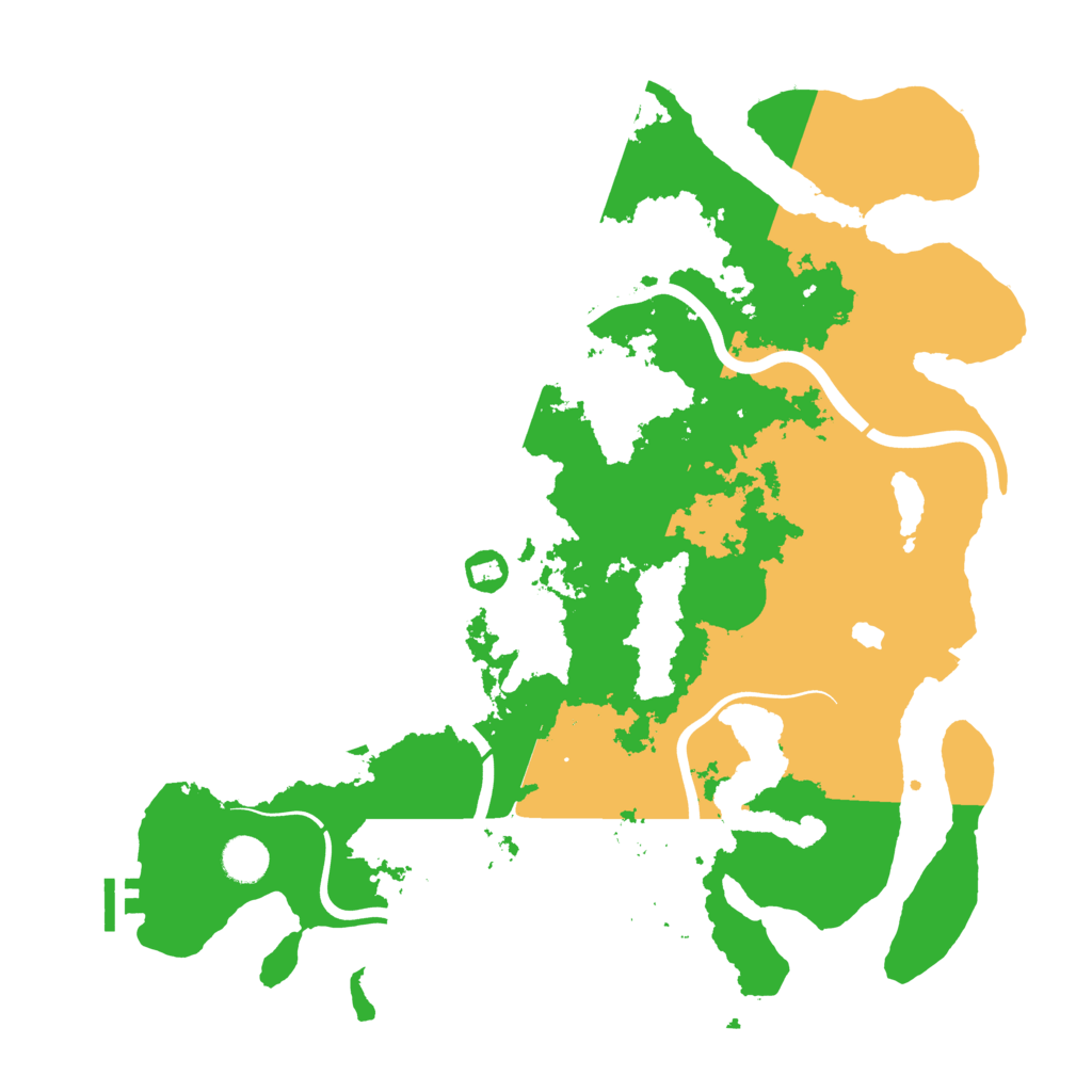 Biome Rust Map: Procedural Map, Size: 4150, Seed: 205181133