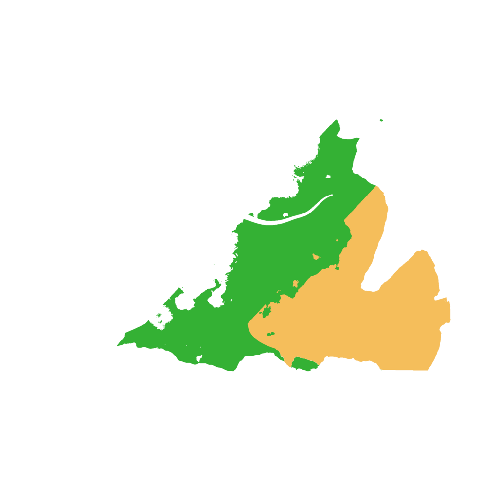 Biome Rust Map: Procedural Map, Size: 2300, Seed: 1270271627