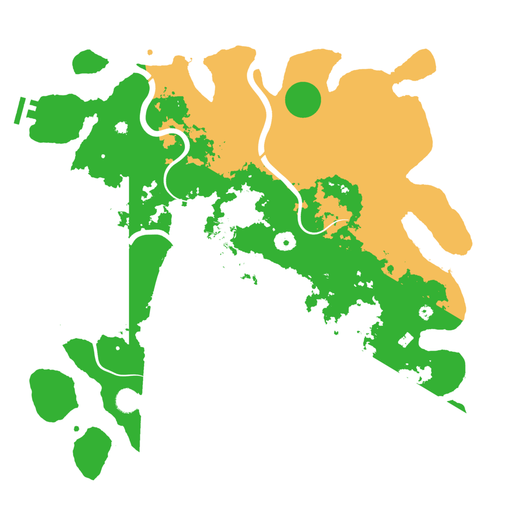 Biome Rust Map: Procedural Map, Size: 3800, Seed: 1181066691