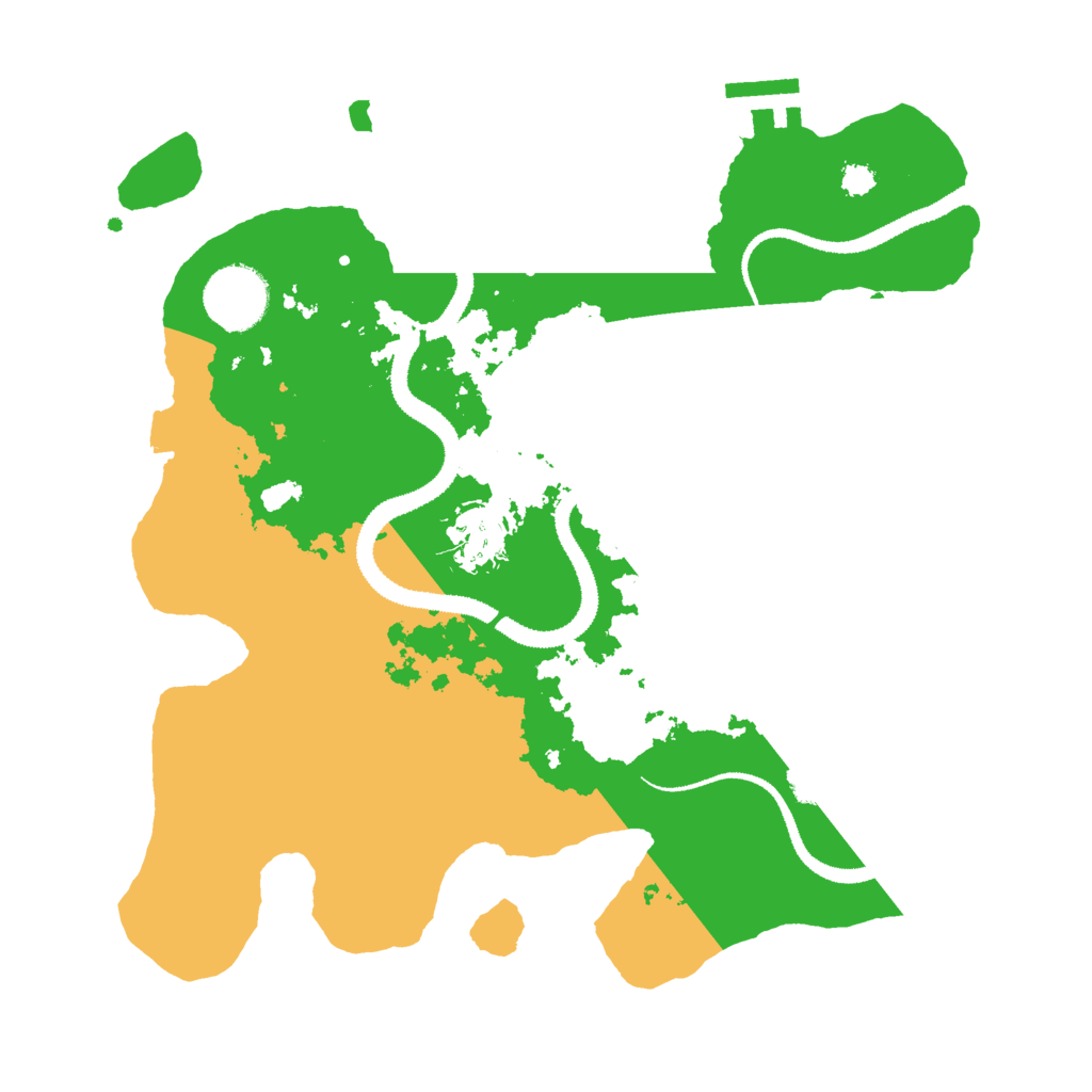 Biome Rust Map: Procedural Map, Size: 3000, Seed: 2098271980