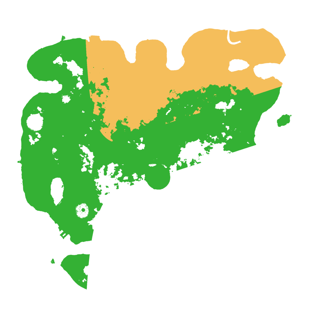 Biome Rust Map: Procedural Map, Size: 3500, Seed: 1096443690