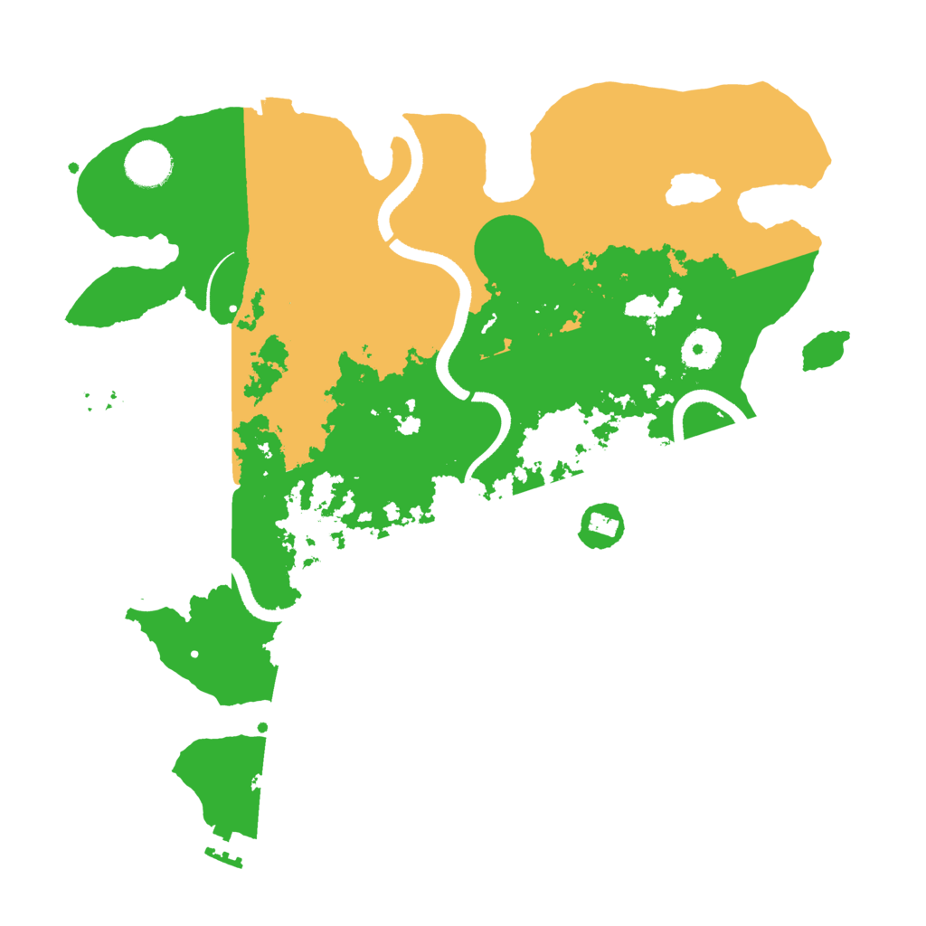 Biome Rust Map: Procedural Map, Size: 3500, Seed: 1096443690