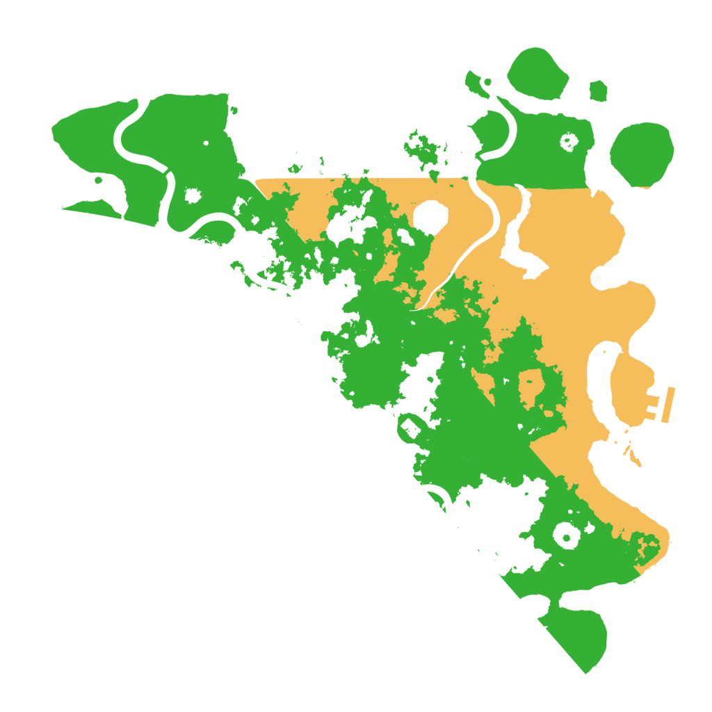 Biome Rust Map: Procedural Map, Size: 4000, Seed: 67806599