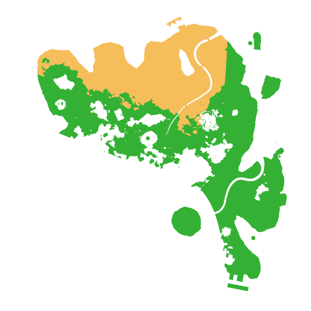 Biome Rust Map: Procedural Map, Size: 3000, Seed: 1012442947