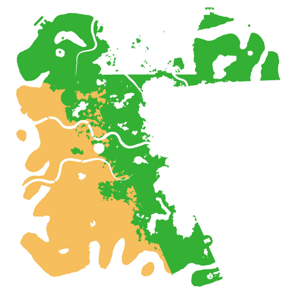 Biome Rust Map: Procedural Map, Size: 5000, Seed: 53132246