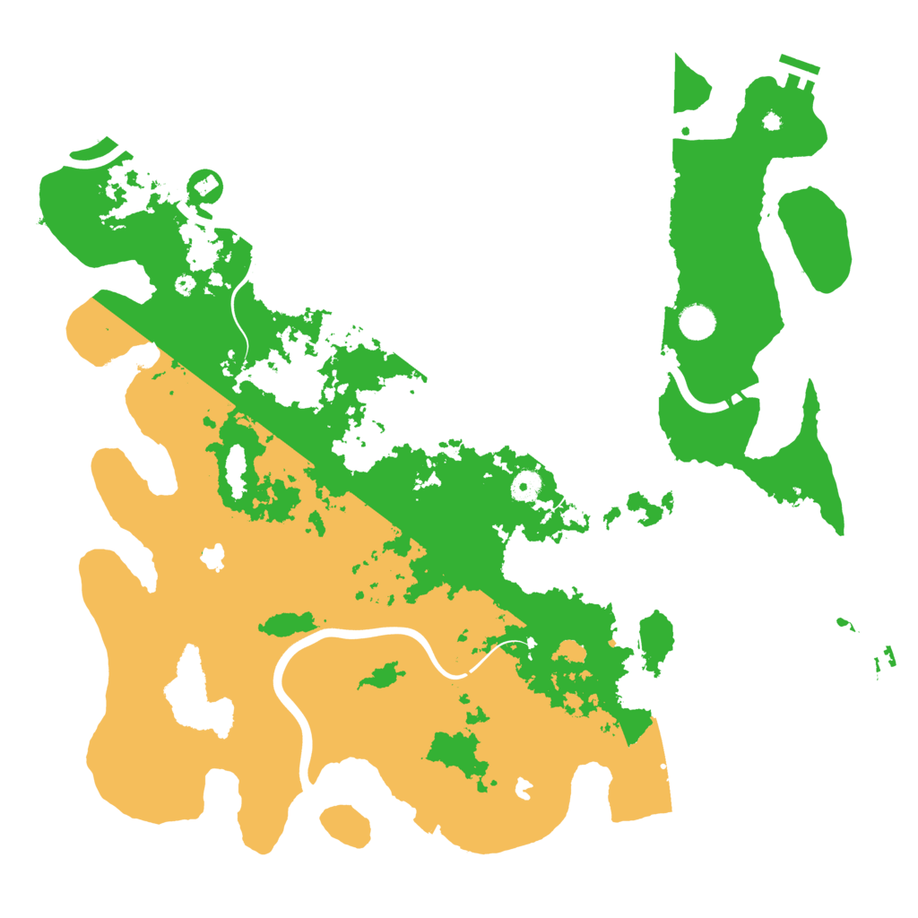 Biome Rust Map: Procedural Map, Size: 4500, Seed: 1371274387
