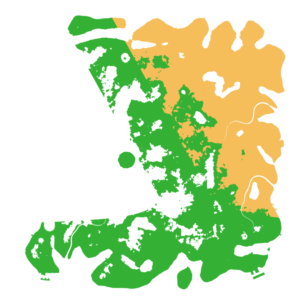 Biome Rust Map: Procedural Map, Size: 5000, Seed: 742345897