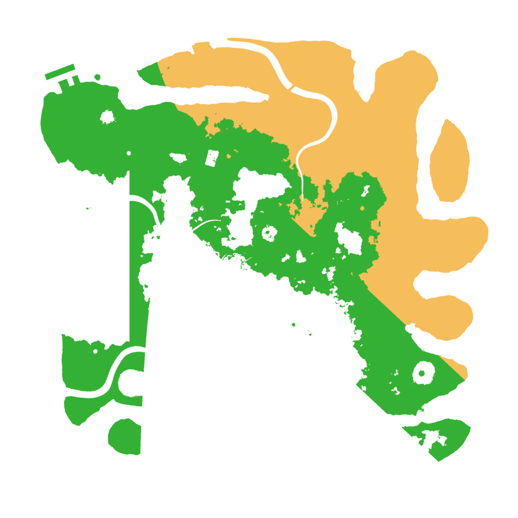 Biome Rust Map: Procedural Map, Size: 3400, Seed: 108122023