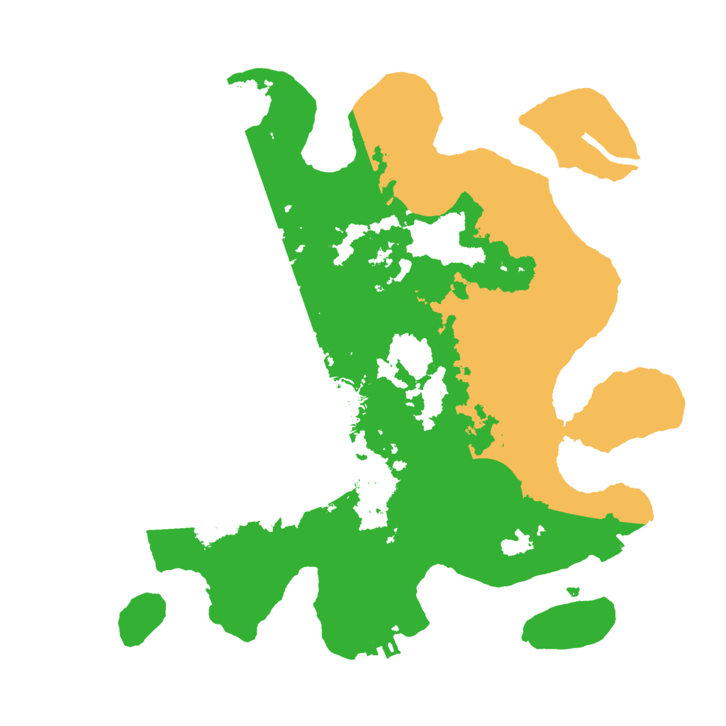 Biome Rust Map: Procedural Map, Size: 3000, Seed: 96345