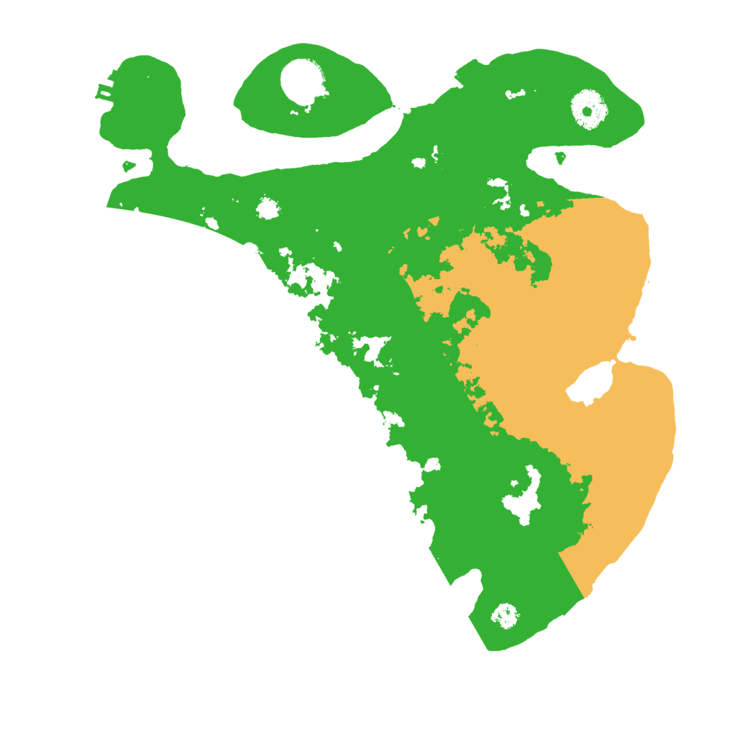 Biome Rust Map: Procedural Map, Size: 3000, Seed: 82225