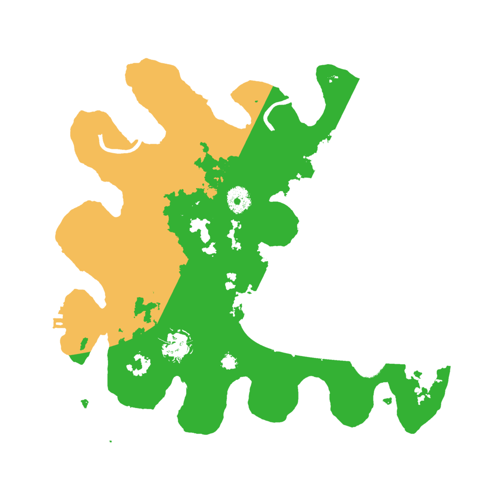 Biome Rust Map: Procedural Map, Size: 3000, Seed: 66964776