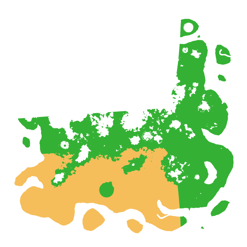 Biome Rust Map: Procedural Map, Size: 4500, Seed: 116393445