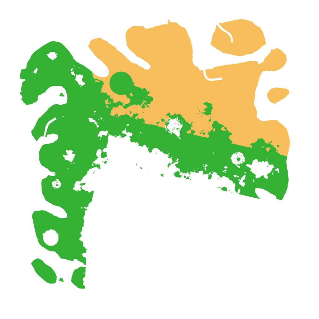 Biome Rust Map: Procedural Map, Size: 3650, Seed: 8778296