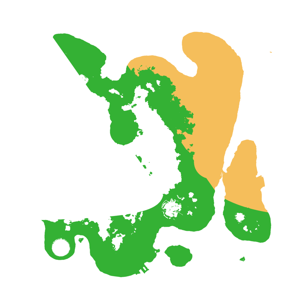 Biome Rust Map: Procedural Map, Size: 3000, Seed: 226622