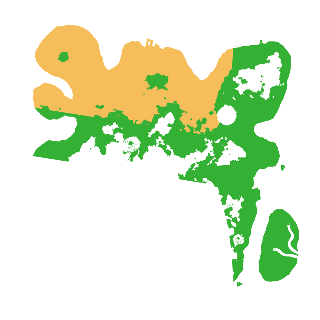 Biome Rust Map: Procedural Map, Size: 3000, Seed: 898403228